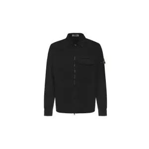 STONE ISLAND [스톤 아일랜드] 26SS 와펜 패치 셔츠자켓 블랙 L1S15 1200015 S0012 V0029
