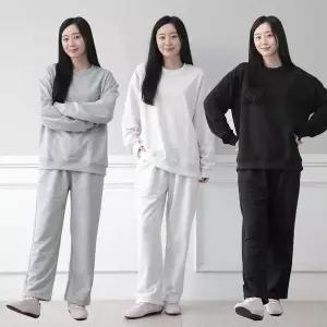 [하프클럽/셀러허브_여성트랜드패션]맨투맨 데일리 고급 상의 하의 세트 트
