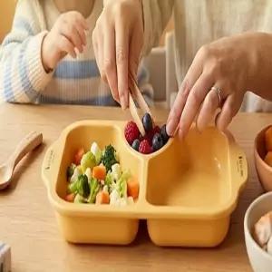 픽앤모어 간식 플레이트 옥수수전분식판