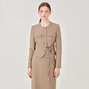 [케네스레이디](신세계 사우스시티)[BYLYNN] [케네스레이디]디엔느 벨티드 자켓 EMWJKQC460