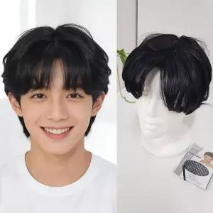 남자 통가발/남성/가발/전체/머리/헤어/인조모/패션/스타일링/내추럴/데일리/일체형/남성용/스타일/인모