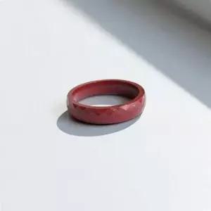 경면주사 자금사 패션 비즈 원석반지 실반지 애끼반지 애끼링 싱글링 여자반지 불교 복 행운