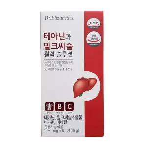 닥터엘리자베스 테아닌과 밀크씨슬 활력 솔루션 1000mg x 60정