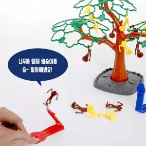어린이 보드게임 원숭이 날려 나무에 걸기 슈팅 발사게임 실내 캠핑 가족 놀이