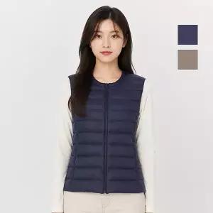 뱅뱅 여성 라운드넥 경량 다운 베스트 NEE613 1166576