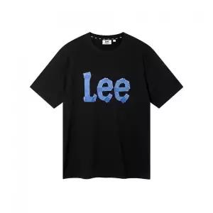 리 LEE 마스킹 로고 반팔 티셔츠 블랙LE2602ST37BK 155648