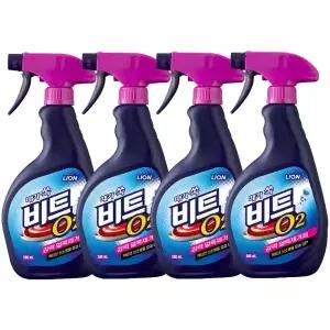 비트 O2 강력얼룩제거제 500ml, 4개