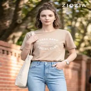 [ZIOZIA W] 여성 레터링 그래픽 반팔티 D (AFC2TR1101D)