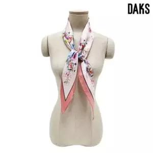 닥스 SKI001I-CT-250221 여성 스카프 봄 플라워 패턴 로장지 실크스카프 LE1218857586