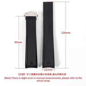 태그호이어 카레라 아쿠아레이서 300 WAY201A 러버 실리콘 시계 호환용 호환용줄 블랙 블루  20mm