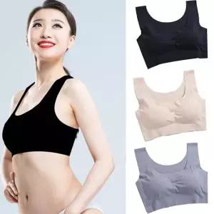와이어리스 브라 편한 심리스 스포츠 수면 뽕 무봉제 브라렛 브라탑나시 노와이어브라