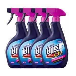 비트 O2 강력 얼룩제거 스프레이 500ml 4개