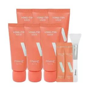 프란츠 봉톡신 크림 마스크 랩핑 모델링 마스크팩 60g 6개+10g 2매+전용 스파출라