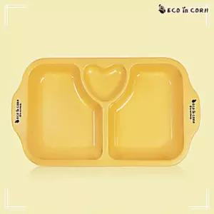 간식 아동용식판 에코인콘 학교 아도익판 관공서 나눔접시 옥수수 유아용식판 식기 플레이트 어린이식판