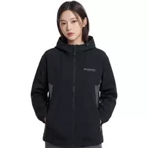 [하프클럽/데상트]디스커버리 공용 컬러블럭 우븐 트레이닝 자켓 DXTR25044-BKS