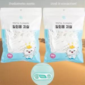 로얄클라쓰 일회용 치실 + 케이스 500개입 2개