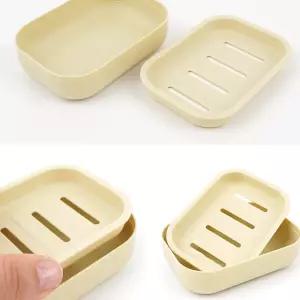 보누르 깨끗한 비누받침대 1P 사각물빠짐받침대 욕실비누거치대