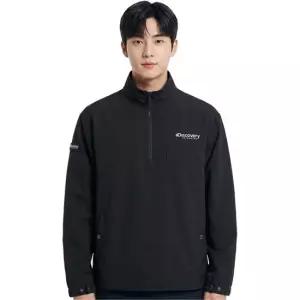 디스커버리 공용  우븐 하이넥 아노락 DXTR39044-BKS