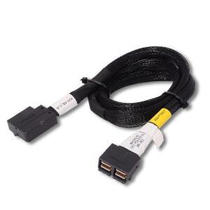 신형 LXP 서버 케이블 12Gb/s 미니 SAS HD CPU1 PCIe SFF-8643 듀얼 포트 50cm