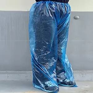 보누르 일회용 비닐 투명 바지 일회용갯벌옷