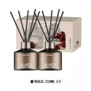 New 퍼퓸 실내디퓨저 추천 200ml 2개-블랙체리 달콤한향-호텔 카페 사무실 거실 실내 방향제 집들이 선물