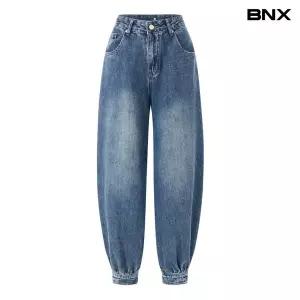 [BNX]워시드 와이드 데님 조거 팬츠 (BY3PT002L0)