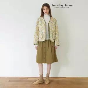 써스데이아일랜드 [Thursday Island] 플라워 패턴 점퍼 T246MJP139W)