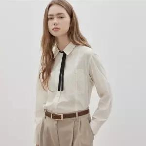 [백화점정품] CC콜렉트 도트 패션 타이 셔츠 블라우스 C261MSC001