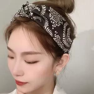 캐주얼 반다나 스타일 헤어밴드 터번 넓은 머리띠 헤어악세사리 머리밴드 D82A5