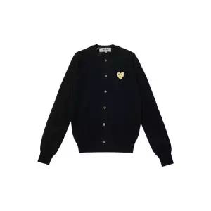 [명품] 26FW 골드 하트 와펜 패치 가디건 블랙 AX N049 051 1