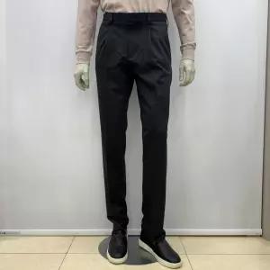 인디안 가을 남성 레귤러핏 원턱 신축성 데일리 폴리 바지 5 F 8109