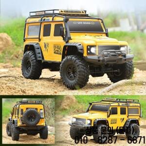 황보 R1002 1/10 4륜구동 RC 크롤러 오프로드 트럭 2.4GHz 비례식 LED 라이트 RTR