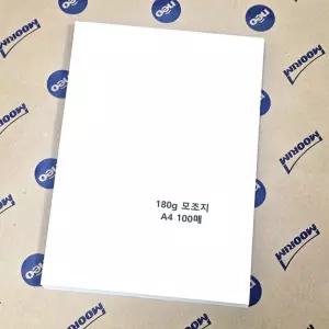 (다올)상장용지 A4사이즈 180g 두꺼운 모조지 100매