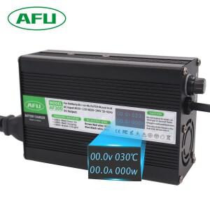 8S 25.6V 24V LiFePO4 배터리 팩 배터리 스마트 충전기 OLED 디스플레이 고속 충전기 용 29.2V 10A LiFePO4