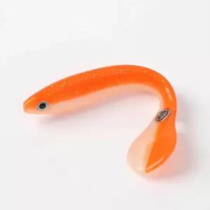 배스낚시 루어 5p세트 오렌지 배스웜 미꾸라지