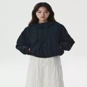 [AK수원점] [후아유] 여성 Hooded Crop Windbreaker WHJJG4822F