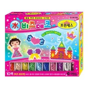 아모스비즈데코-프린세스 10색 비즈800개 - 44505