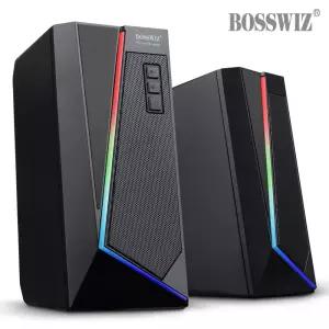 RGB 터치 LED 2채널 USB 스피커 노트북 PC 컴퓨터