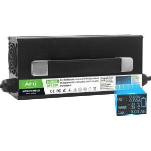 29.2V 30A LiFePO4 배터리 충전기 (USD) 8S 24V 25.6V LiFePO4 배터리 고속 충전기 (OLED 디스플레이 고출