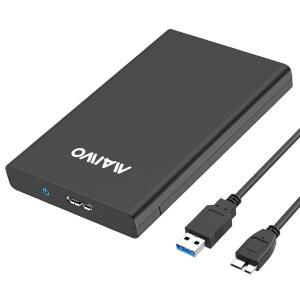 2.5인치 SATA HDD SSD 7-9.5MM USB 3.0 6GBPS UASP 지원 6TB 용량 공구 없이 사용 가능한 외장 하드 드라이브 어댑터 리더 케이스용 MAIWO 인클로저