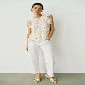 ZARA JEANS Z1975 STRAIGHT 하이웨이스트 - 화이트 1934/041/250
