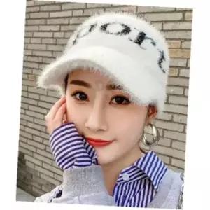 [텐바이텐]니트 썬캡 방한썬캡 털썬캡 여성털모자 겨울털모자 여성골프선바이저