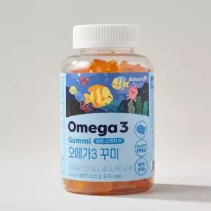 네추럴라이즈 오메가 3 꾸미 레몬 오렌지 맛 90개 1통