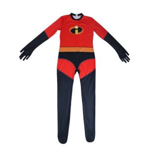 할로윈 파티의상 Frozone 타이즈 벌 인크레더블 할로윈 전신 성인 Lycra 2 Women 스판덱스 한 의상 Man 바디수트 프레