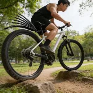 자전거 머드가드 흙받이 물받이 커버 로드 MTB 하이브리드 자전거용 신축형