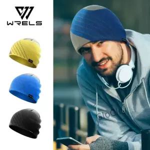 WRELS 아웃도어 스포츠 모자 겨울 사이클링 플리스 남성용 따뜻한 방풍 스키 캠핑 자전거