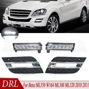 자동차 앞 범퍼 LED DRL 안개등, 벤츠 ML350 W164 2010 주간 주행등, A1649060251 1648801924