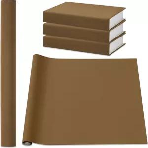 PerKoop 40x14인치 책 제본용 천 원단 표면 갈색 스웨이드 소재로 앨범 스크랩북 유럽 스타일에 적합하며