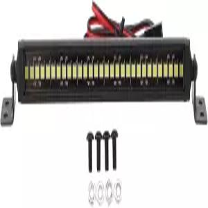 30 LED RC 라이트 바 Axial SCX10 같은 1/10 크롤러 카용 알루미늄 합금 루프 램프 스포트라이트 5.4인치
