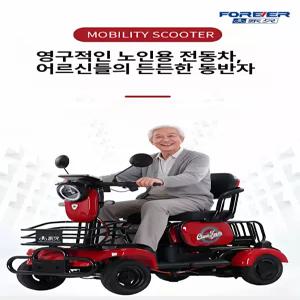 일렉하임 사륜 전동스쿠터 전기차 캐노피 전기자전거